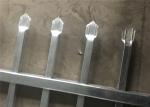 garrison fence security fence ,crimped and pressed spear top fencing for sale