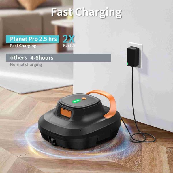 Efficient Cleaning High Power Robotic Pool Cleaner Brushless Motor Easy