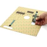 Cutom Electrical Switch Carbon Grid ESD Shield Membrane Switch (LTIMG3680)