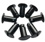 Universal Black Quarter Turn Self Ejecting Dzus Aluminum Fastener For Replace