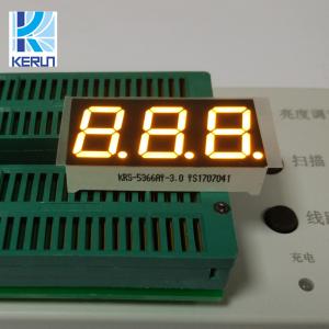 Wholesale 0.56 Inch 3 Digit 7 Segment LED Displays Common Cathode Yellow Color from china suppliers