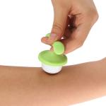 Roller Ball Handheld Body Massager Cute Mini Potted Plant Shaped 360 Degree