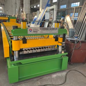 Wholesale 0.4Mm Roof Panel Roll Forming Machine Fully Automatic With 23 Roller Station from china suppliers
