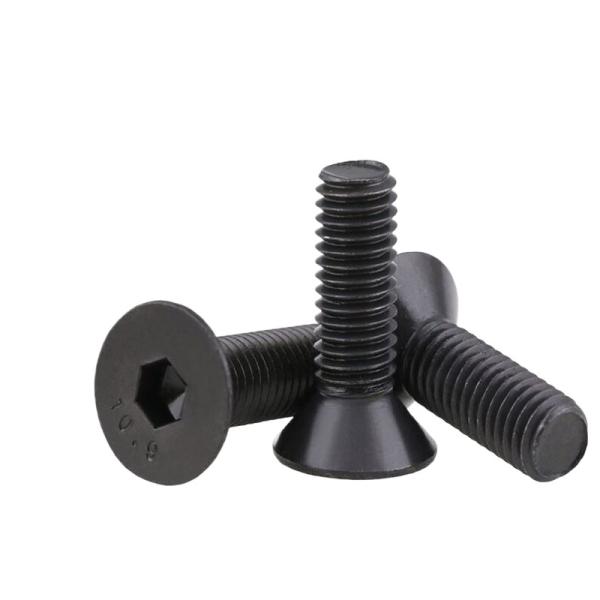 High Strength Carbon Steel Gr.10.9 Allen Countersunk Head Screw Full Thread