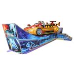 Theme Park Thrill Rides Flying Car Rated Load 10 Riders Movable Type