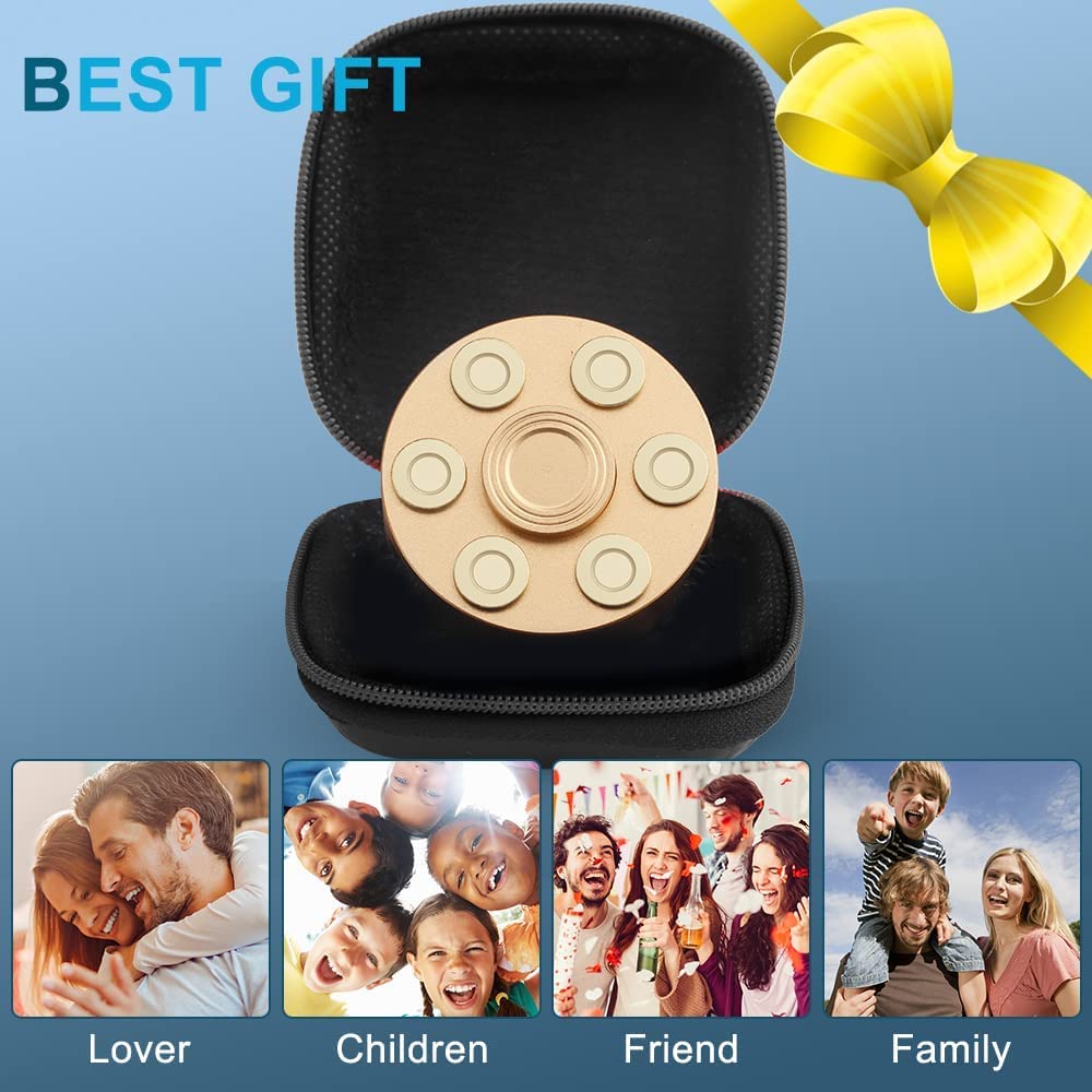 Experience the Benefits of Pressure Relief with the Aluminum Copper Fidget Spinner Toy