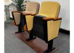 Safe Plastic Auditorium Theater Chairs With Folded Writing Pad for Conference