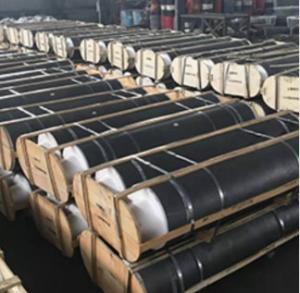 China Dia 500mm Petroleum Coke Arc Furnace Carbon Electrodes UHP Grade Graphite  Electrodes on sale