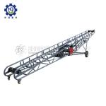 Truck Container Loading And Unloading Mobile Belt Conveyor / Bags Hangdling