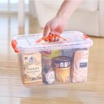 12L 18L 24L Clear Plastic Storage Bins Transparent Plastic Container Box