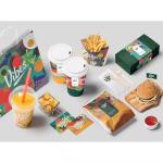 Eco-Friendly Snack Containers Custom Order Logo Customer's Logo Fast Food