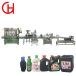 5 Head Gear Pump Liquid Detergent Filling Machine for Stainless Steel 304 in