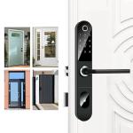 APP Control Digital TTlock Door Lock Smart Fingerprint 6V For Home