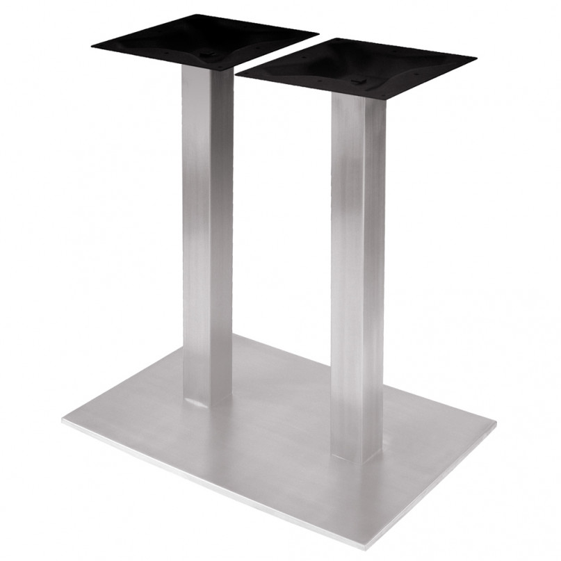 Furniture Leg Stainless Steel Square Style Pedestal Table Base for Customized Furniture
