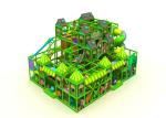 Four Floors Indoor Playground Set / Toddler Indoor Play Equipment Forest Style