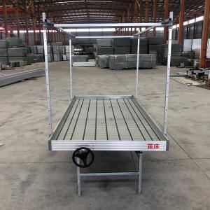 Wholesale Custom Size Greenhouse Grow Table Hydroponic Ebb Flood Rolling Bench VerticSeedbed from china suppliers