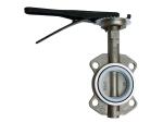 Integral Gluing Wafer Type Butterfly Valve Precise Geometric Size Reliable