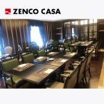 Hotel Restaurant Furniture Vintage Elements Solid Wood Dining Table And Chairs