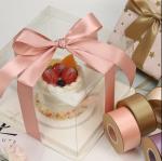 196 Colors Polyester Satin Ribbons for Gift Wrapping Custom 3mm-100mm Width