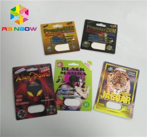 Wholesale Custom Blister Card Packaging Alien Powder Rhino 3d Paper Pills Capsule Pack from china suppliers