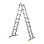 5 Steps Aluminum Telescopic Ladder High Strength Stable Performance