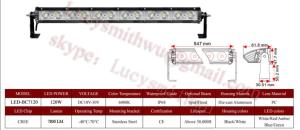 Wholesale 120W Led work lights truck driving lamps/Spot/LED arbeidslys foco faenero Faros LED-BC7120 from china suppliers