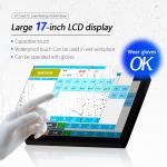 Windows 10 System 150kg Capacity Industrial Weighing Scale with 15-inch Touch