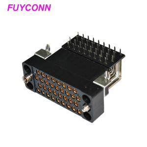 Wholesale V.35 Female Connector 34pin Right Angle PCB Connector for Router with board lock from china suppliers