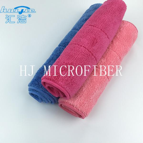 Microfiber Coral Fleece Cleaning Towel Kitchen Wash Tools Red Color Super