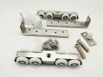 Satin Bathroom Sliding Door Accessories Sliding Roller Wheel ODM ≤120kg Load