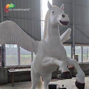 Wholesale CE Weather Proof Simulation Realistic Animatronic Animals Pegasus Fun Park Animals from china suppliers