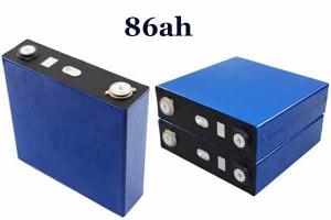 China rechargeable deep cycle 3.2v 86ah lithium ion battery technology companies for home battery backup on sale
