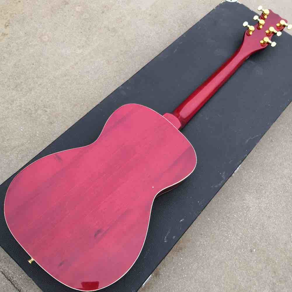 Maple Neck Half Empty Core F Empty Electric Guitar Maple Back Side