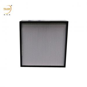 China Cleam Room H13 H14 Deep Pleat Hepa Filter with Stainless Frame and Paper Separator on sale