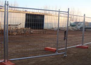 Wholesale Hot dip galvanized removable temporary fencing crowd control barriers panels from china suppliers