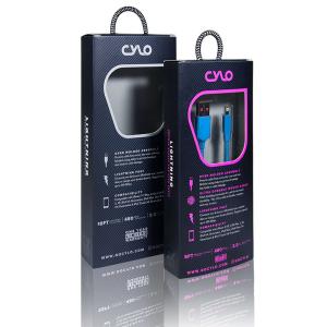 Wholesale Custom Logo 300gsm paper Data Cable Packaging Box Retail Blister Pack With 4c Printing from china suppliers