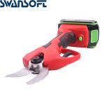 Swansoft 3.2CM Electric Pruning Scissors Shears with 21V 2.5Ah battery for