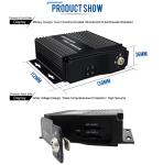 GPS Wifi Mobile DVR H.264 1080P 720P 256G For Vehicle Black Box