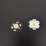 White Color 1w High Power LED , 140LM led 1w high power Bridgelux Chip