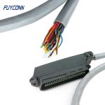 90 Degree AWG 24 / AWG 26 Cat3 Cat5 IDC Cable Assembly With IDC Connector