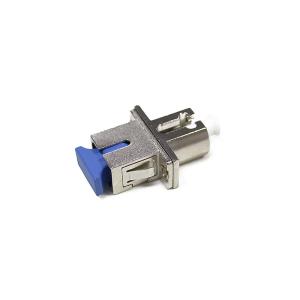 Wholesale SC / UPC Singlemode Solid Body Fiber Optic Adaptor , ROHS Material from china suppliers