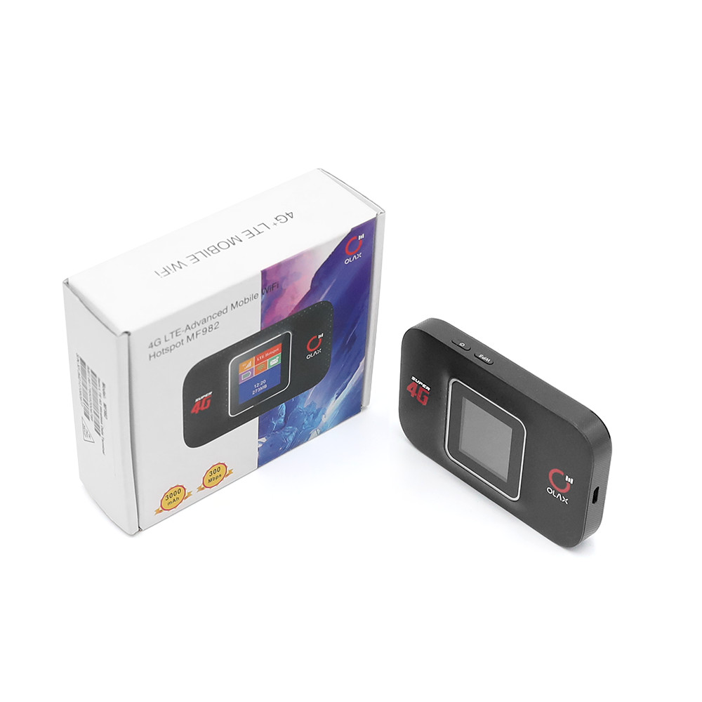 OLAX 150Mbps MF982 Pocket Wifi Mobile Wifi Router 4G LTE Use 4g Sim Card 4G LTE Hotspot Routers