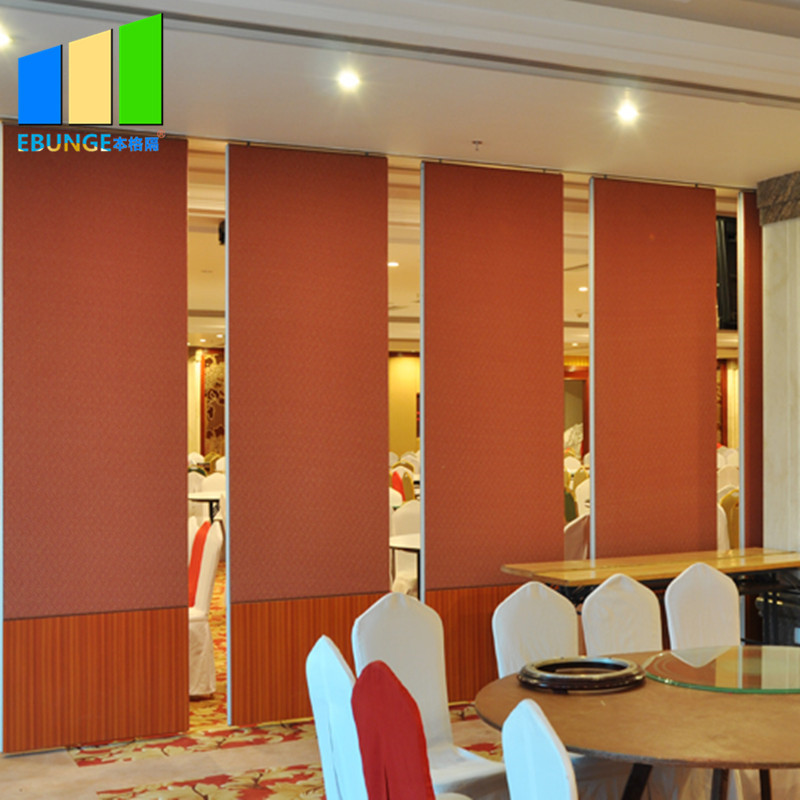 Dubai Foldable Wall Partition Soundproof Sliding Partitions For Conference Center