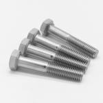 Half Thread Inch By 3 And 1 / 2 In M4 Metric Hex Bolt Stainless Steel