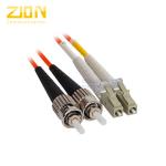 Duplex Fiber Jumper ST to LC Multimode Fiber Optic Patch Cord in Riser PVC