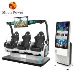 3 Seats Virtual Reality Simulator Coin Operated 5D Game Machine 9D Cinema Chairs