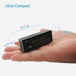 Wholesale Micro Mini 10/100/1000BASE-T to 100/1000BASE-X SFP Media Converter from china suppliers