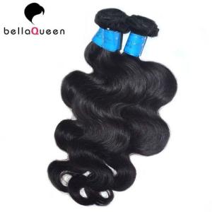 Wholesale Natural Black Brazilian Virgin Human Hair Extensions Body Wave With Cuticle from china suppliers
