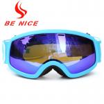 Popular Winter Outdoor Children'S Ski Goggles , Blue Photochromic Ski Goggles