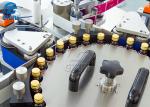 400pcs/Min Semi Automatic Round Bottle Labeling Machine Dual Side Labeling